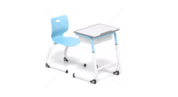EVERPRETTY Classroom Double Fixed Desk and Chair with Book Holder: A Leading Student Desk Supplier