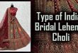 Type of Indian Bridal Lehenga Choli